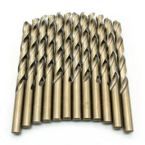 TEMO 12pc 23/64 inch Cobalt Bits 135-Degree Jobber Drill Bit Set 8 inch Length - Picture 1 of 3