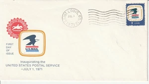 1396 8 cent Postal Service 7-1-71 FDC First Day Saint Louis Missouri - Picture 1 of 1