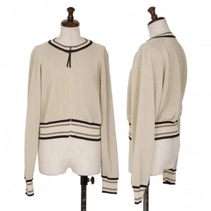 HIROKO KOSHINO Lame Short Knit Blouson Size 40(K-129512) - Picture 1 of 12