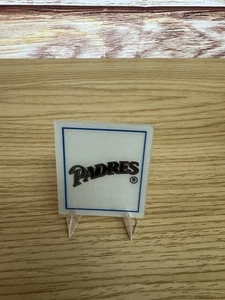 1987 Sportflics #47 Mini Baseball Trivia Hologram Baseball Trading Card Padres - Picture 1 of 2