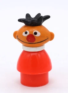 Fisher Price Little People Sesame Street Ernie Red Figure Figurine 2.75" - Picture 1 of 3