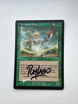 Yavimaya Elder - Urza's Destiny (UDS) - Foil - Signed - NM/LP - Image 1 of 2