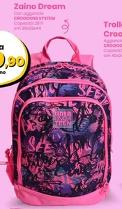 DREAM RUCKSACK MIT HAKEN CROOOOSS SYSTEM UNIFARBEN TEEN GIRL - Bild 1 von 1
