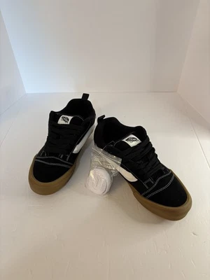 Vans OFF THE WALL Knu Zapatos Escolares Unisex Hombre’s 9.5 Mujer’s 11 Negro/Goma 721356 Foto 1 de 4