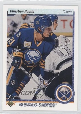 Christian Ruuttu francés 1990-91 cubierta superior #170 0a4 Foto 1 de 3