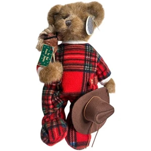 Bearington Collection Gavin rot kariert PJ Bär Spielzeug - 14 Zoll - Bild 1 von 7