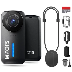 4K Pocket Cam, Tiny Action Camera, Mini Stabilized Body Camera & Portable POV... - Picture 1 of 9