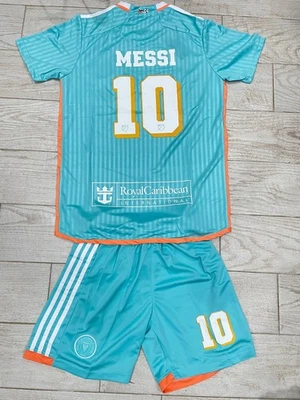 Kids Inter CF Miami Lionel Messi Jersey US Youth Size Soccer Team Sports 2024