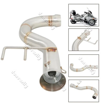 For Can-Am Spyder F3 Sport Roadster Motorcycle Exhaust System Mid Connector Pipe - Bild 1 von 4