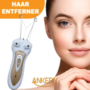 Elektrischer Körper-Gesichtshaar-Entferner Defeatherer Baumwollfaden-Rasierer - Bild 1 von 8