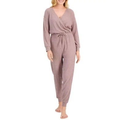 NUEVO CON ETIQUETAS ALFANI Pijama de una pieza para dormir Mono de salón Polvoriento Lavanda Pétalo Cuello en V XL Foto 1 de 4