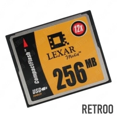 Lexar Media Compact Flash 256MB 12X CF Type-I Memory Card for Digital Cameras - Image 1 of 2