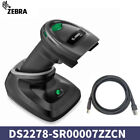 Zebra DS2278-SR00007ZZCN Drahtloser 2D/1D Barcode Scanner mit USB Cradle Kit DE