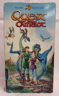 Quest For Camelot VHS 1998 Slip Case TESTED - Image 1 of 4