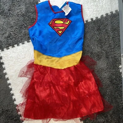 Supergirl medium child costume just the dress rubies DC comics - Image 1 of 4