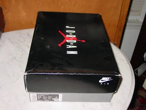 Nike Air Jordan Retro 7 "Flint 2021" White/Varsity Purple Shoe Box Only Size 9.5 - Picture 1 of 7