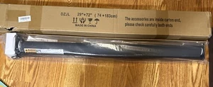 LUCKUP Blackout Roller Shade 29”x72"- Black - Picture 1 of 6