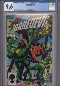 Daredevil #207 CGC 9.6 1984 Marvel Comics Hydra App - Foto 1 di 2