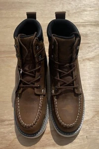 WOLVERINE Trade Wedge W231103 Botas de Trabajo de Cuero con Cordones Hombres Marrón TALLA 10EW - Imagen 1 de 7