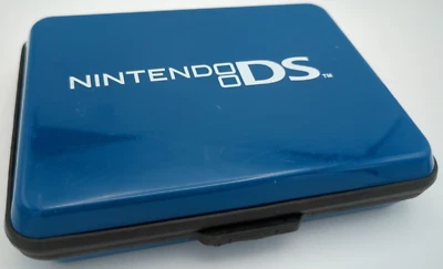 VTG Nintendo DS Hard Storage Case for 6 Games + Stylus Storage by Power A Blue - Image 1 of 4