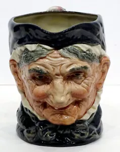 D5521 TAZZA PERSONAGGIO NONNA VINTAGE ROYAL DOULTON Grande brocca in pietra / Marca antica - Foto 1 di 5