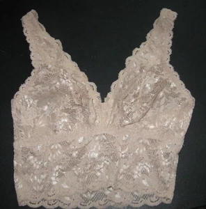 COSABELLA Never 1386 Lace Longline Medium Bralette Pullover; Nude Farbe; Plungie - Bild 1 von 8