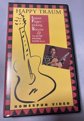 Happy Traum Guitar Building Blocks Instant Finger Picking Success- VHS 1994 - Image 1 of 4