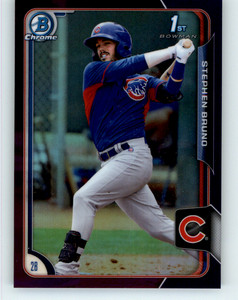 2015 Bowman Chrome #BCP219 Stephen Bruno #/250 PRC Purple