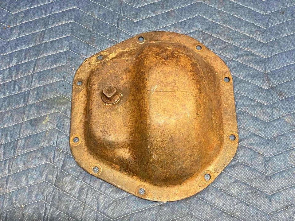 67-72 73-80 Chevy GMC OEM DANA 44 DIFERENCIAL DELANTERO CUBIERTA DIFF Cuerpo Cuadrado D44 Foto 1 de 4