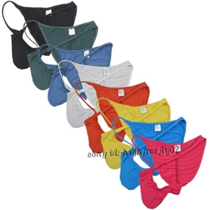 Herren Brazilian Bikini Slip Unterwäsche Kerl eng anliegend Pucker String Shorts - Bild 1 von 28