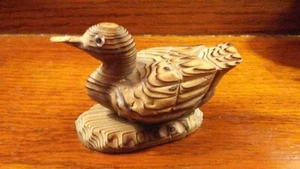 Wony Ltd. Japan Vintage Wooden Duck Bird Fowl - Picture 1 of 8