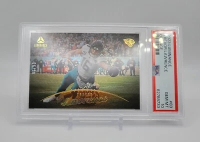 Trevor Lawrence 2023 Luminance Horizontal Orange Parallel #'d /50 - PSA 10 POP 1 - Image 1 of 4