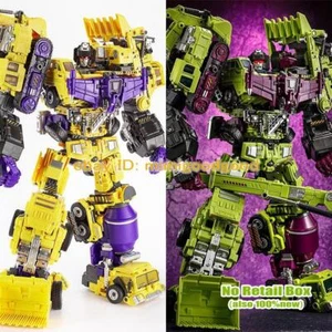 JinBao 8008 Devastator Decepticon Constructions G1 G2 6in1 Oversized 18in Robot - Picture 1 of 14