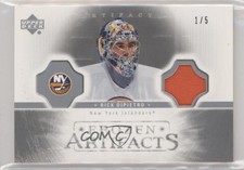 2005-06 Upper Deck Artifacts Frozen Goalie Gear Silver /5 Rick DiPietro #FG-RD