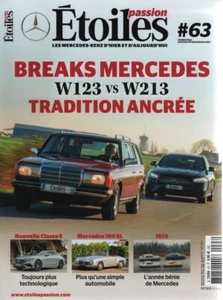 ETOILES PASSION 63 MERCEDES 190 SL MERCEDES 450 S SE W116 450 SL R107 450 SLC - Imagen 1 de 2