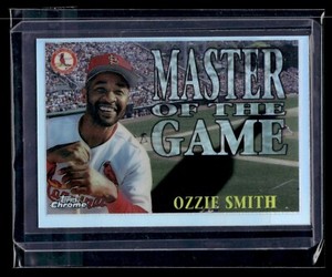 1996 Topps Chrome Masters of the Game Refractor #5 Ozzie Smith Cardinals HOF