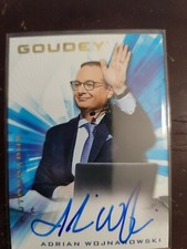 2021 UPPER DECK GOODWIN CHAMPIONS ADRIAN WOJNAROWSKI AUTO GOUDEY NBA REPORTER