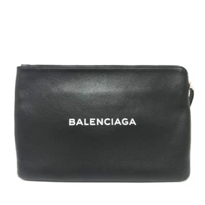 BALENCIAGA 492467 logo Shopping Clutch Bag Clutch Bag Hand Bag Clutch bag - Picture 1 of 13