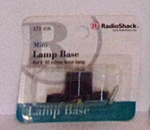 Radio Shack #272-356  Mini Lamp Base For E-10 Screw Base Lamp   NEW - Picture 1 of 1