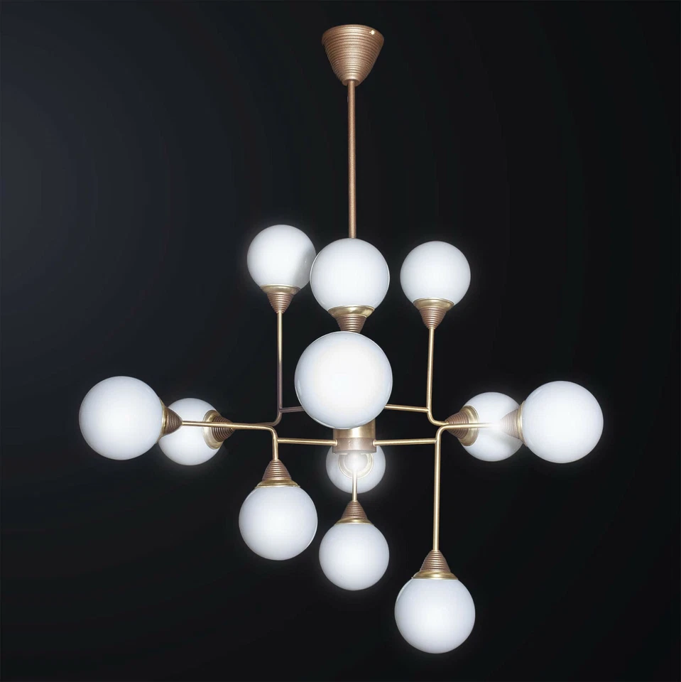 Chandelier Contemporary Modern Design 12 Lights Bga 3051-12 - Image 1 of 1