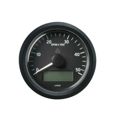 VDO MARINE 3-3/8″ (85MM) VIEWLINE TACHOMETER W/MULTI-FUNCTION DISPLAY 5000 RPM - Image 1 of 4