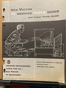 Guida Ricambi RCA ~ RCA Victor TV Trasformatore Sintonizzatori Controlli 1955 Manuale - Foto 1 di 4