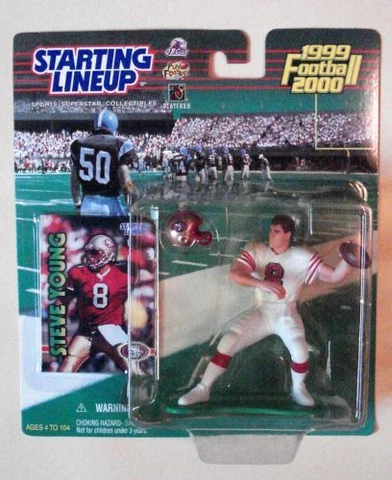 Steve Young San Francisco 49ers Starting Lineup Action Figure NFL NIB 1999-2000 Cover