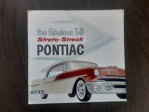 PONTIAC Strato Streak , 1956 ,großformatiger Verkaufskatalog, englisch
