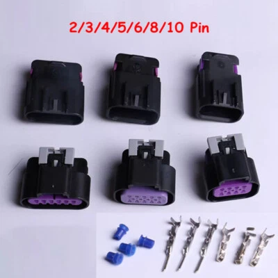 2/3/4/5/6/8/10 Pin Automotive Connector Electrical Cable Wire Sealed Waterproof - Image 1 of 4