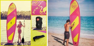 SALITOS Stand Up Paddle Board pink gelb (aufblasbar) - Bild 1 von 1