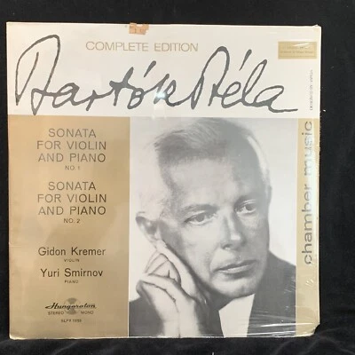 GIDON KREMER violin - BARTOK Sonatas #1 & 2 - HUNGAROTON ST LP NEW SEALED Foto 1 de 2