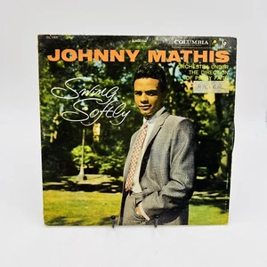 Johnny Mathis Swing Softly Vinyl LP Record - Picture 1 of 4