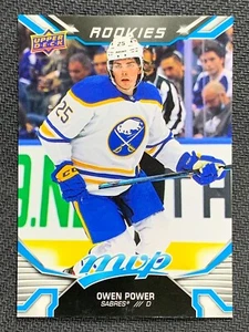 Owen Power 243 Sabres MVP Hockey NHL Upper Deck 2022 - Picture 1 of 2