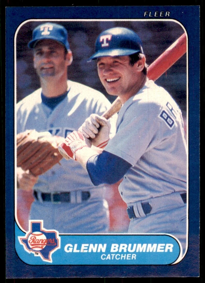 1986 Fleer Glenn Brummer Baseball Cards #557 - Image 1 of 2